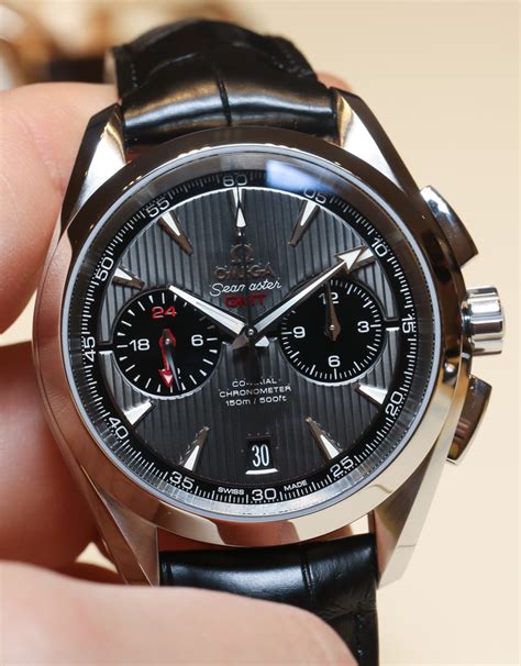 omega aqua terra chronograph gmt replica|omega aqua terra 41mm quartz.